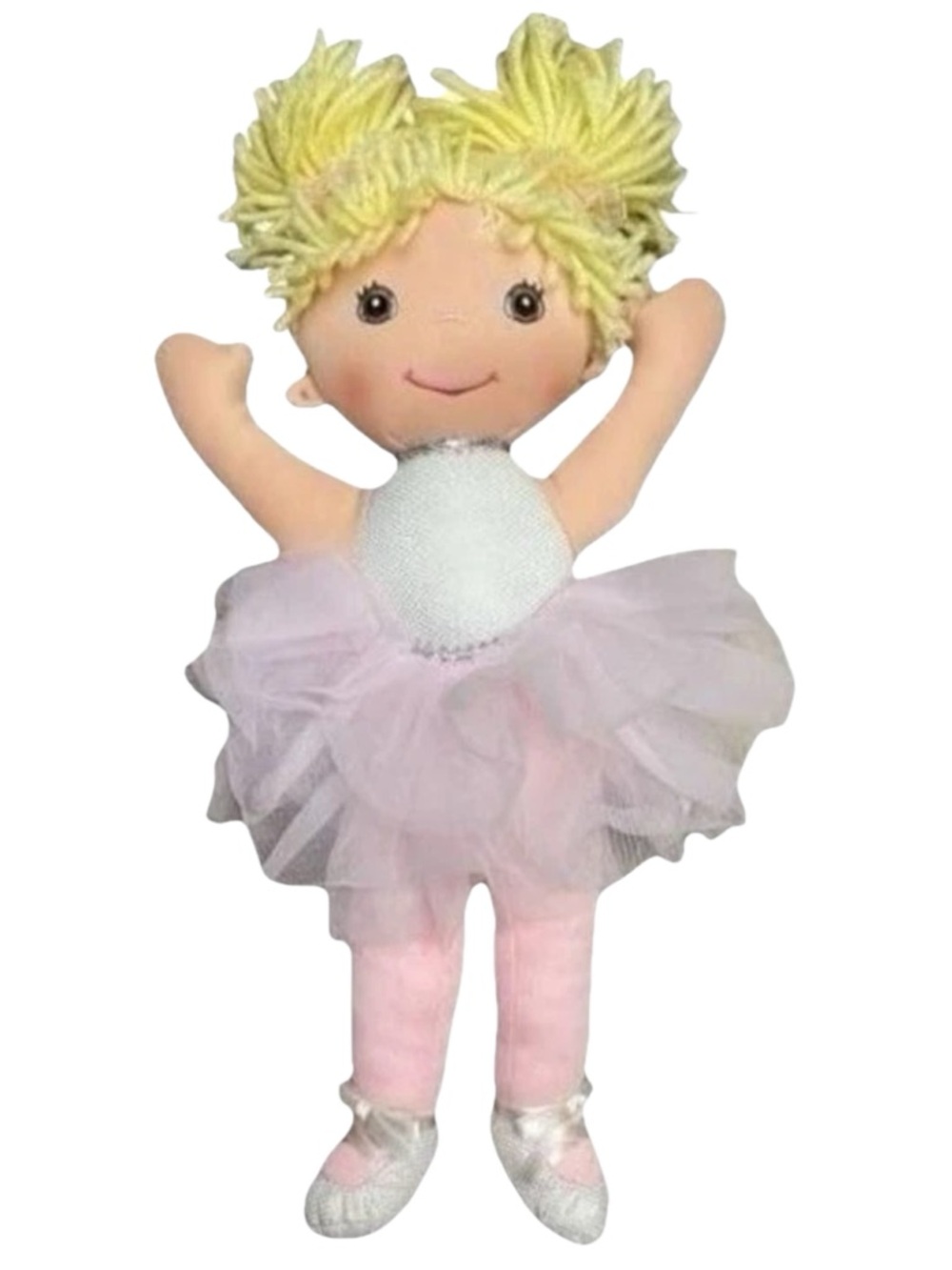 Debbie Dancer Plush Ballerina Doll 19” Pink Tutu Blonde Hair Display Only 2002